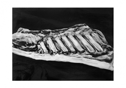 Fleischschuh, Kunstdruck A3 (42 × 29,7 cm) 