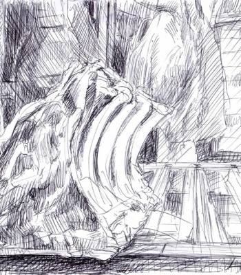 kalt und reif 2, Original - Zeichnung