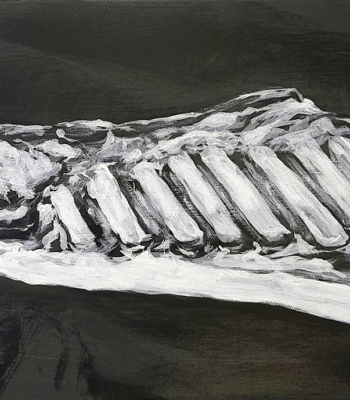 Fleischschuh, Original - Gemälde