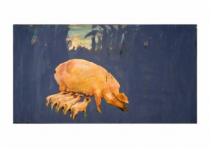 Abendbrot, Kunstdruck A4 (29,7 x 21 cm)