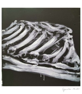 Fleischstück, Kunstdruck A4