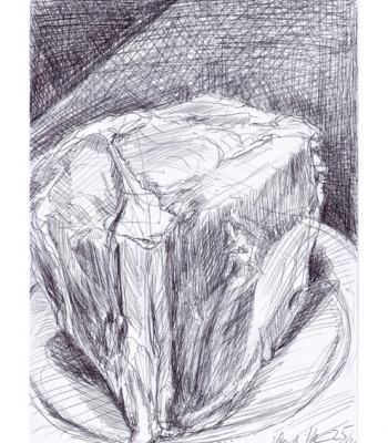 Entrecôte Studie, Kunstdruck A2