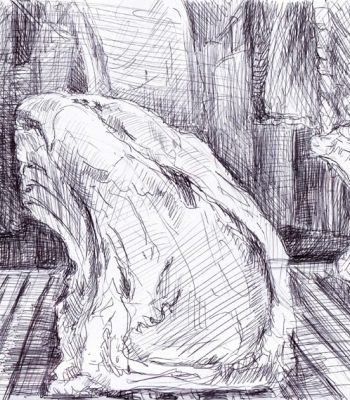 kalt und reif, Original - Zeichnung