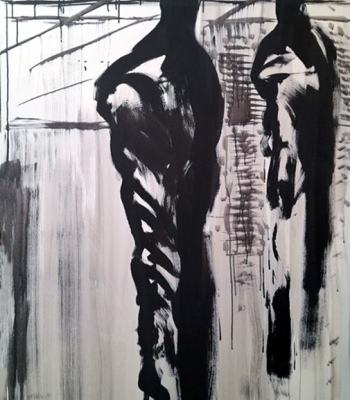 Halle, Original - Gemälde 