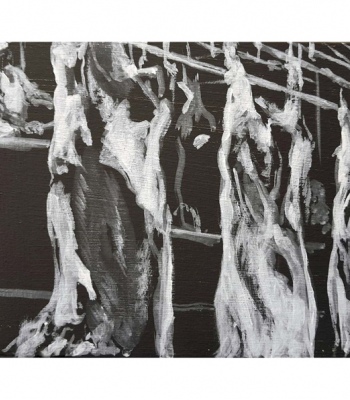 Rinder, Kunstdruck A4 (29,7 x 21 cm)