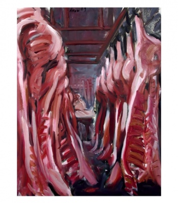 Schweinekorridor, Kunstdruck A4 (29,7 x 21 cm) 