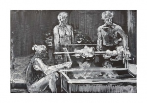 Spanferkel, Kunstdruck A4 (29,7 x 21 cm) 