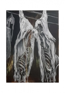 Fleischpaar, Kunstdruck A4 (29,7 x 21 cm) 