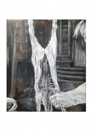 Reh, Kunstdruck A4 (29,7 x 21 cm) 