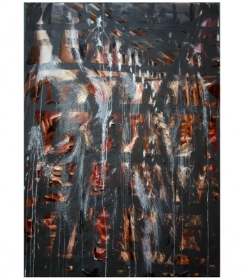 Schweinehälften 2, Kunstdruck A4 (29,7 x 21 cm)