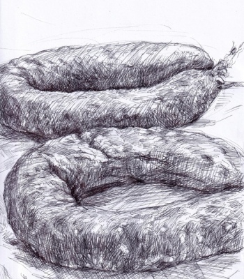 Ahle Wurst, Original - Zeichnung